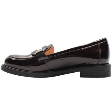BIOECO SLIP ON 1110 2894 - BURGUNDY PATENT